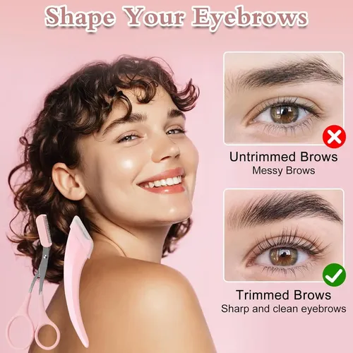 Set De 6 Piezas Tijeras Y Recortadores De Cejas Jawfait