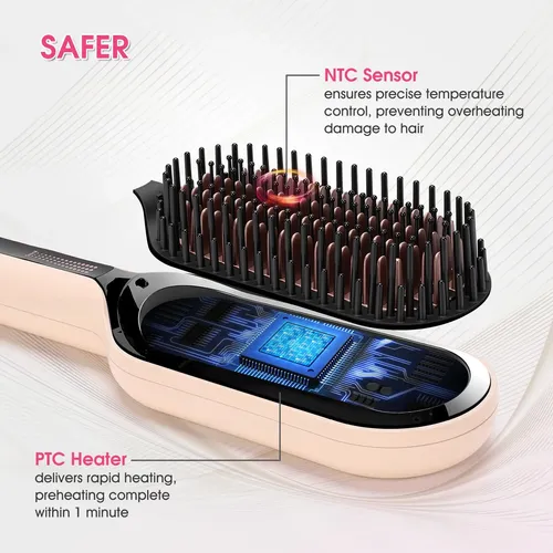 Plancha De Pelo Arasyleon Ionic Pink 5 Temp