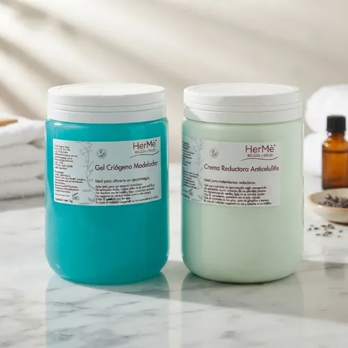 Set Reductor:gel Criogeno+ Crema Anticelulitica-aparatología