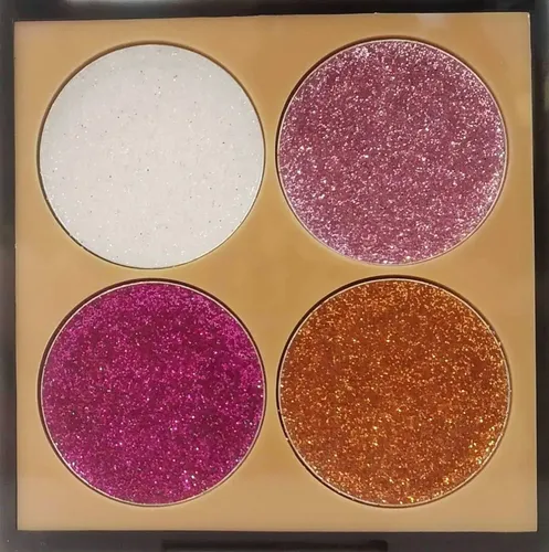 Paleta Sombras Ojos Glitter Gel Purpurina Tejar X 4 Unidades