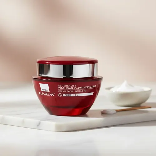 Crema Anew Reversalist Antiedad +35 Años 50grs Avon Noche
