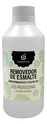 Removedor Esmalte Semi Y Polish Gel 250ml Cherimoya