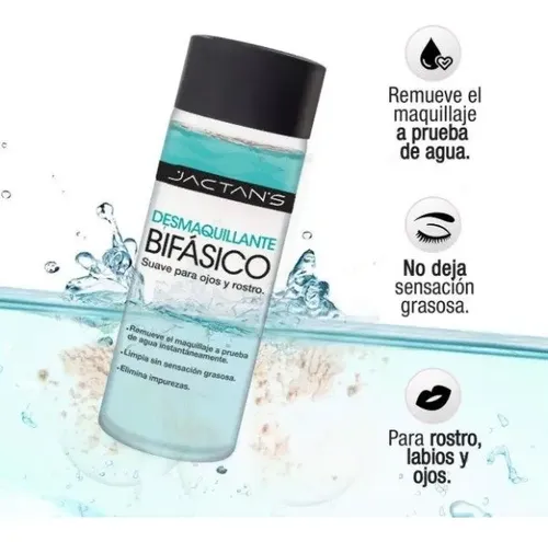 Agua Micelar Bifasico Desmaquillant Hipoalergénico Jactans