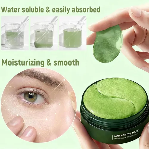 Parches De Ojos Aguacate Eakroo 60 Ud Hidratantes Para