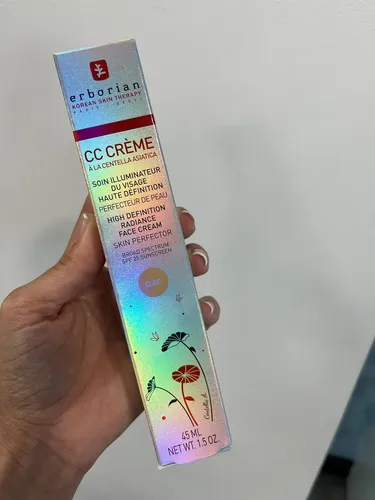 Cc Cream Erborian Fps 25 45ml – Crema Facial Hipoalergénica Momento De Aplicación Día/noche Tipo De Piel Doré