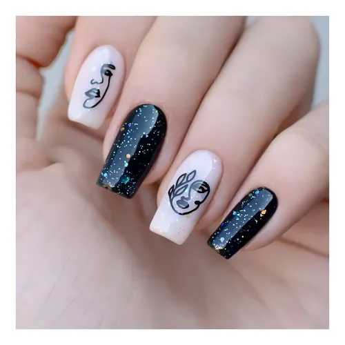 Esmalte Semipermanente Para Uñas Topcoat Glitter #1 Keila