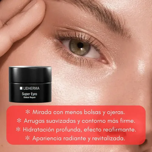Contorno De Ojos Concentrado Lidherma Con Cafeina