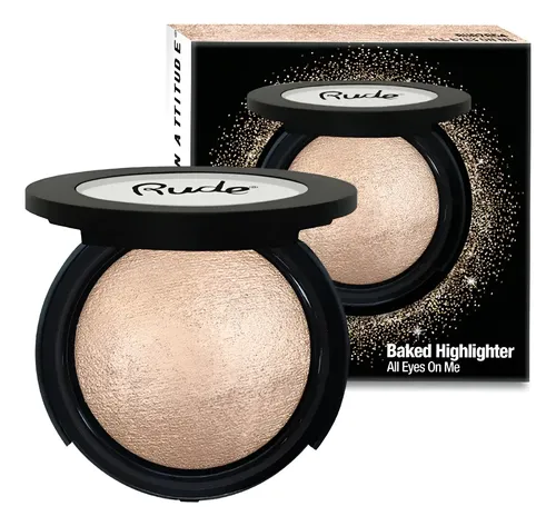 Iluminador Baked Highlighter Compacto 3 Tonos Disponib Rude Tono Del Maquillaje All Eyes On Me