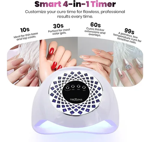 Lámpara Uv Para Uñas Gel 268w Profesional Portátil