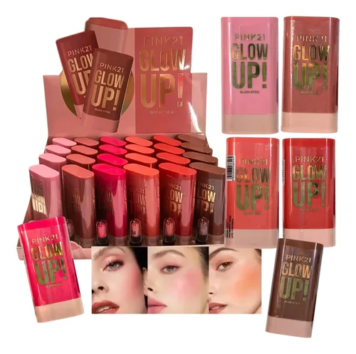 Rubor En Barra Glow Pink 21 Blush Stick Maquillaje Crema