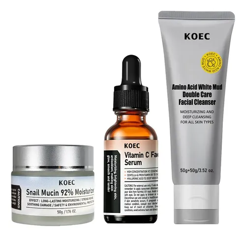 Set De Crema Hidratante En Forma De Caracol, Sérum Vc T
