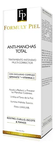 Formuly Piel Crema Anti Manchas Rostro Escote Y Manos 50gr