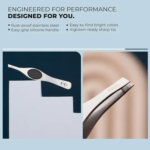 Pinza De Acero Inoxidable Para Cejas Precisión Y Detalle