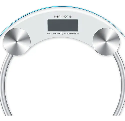 Balanza Digital De Baño Vidrio Templado Kanjihome 180kg Lcd