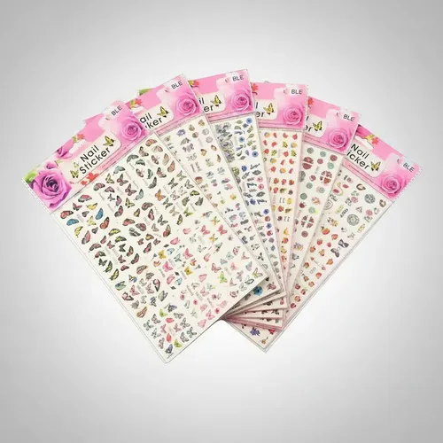 Sticker Tattoo Agua Planchas Grandes Pack 5 Modacity 60 Pegatinas