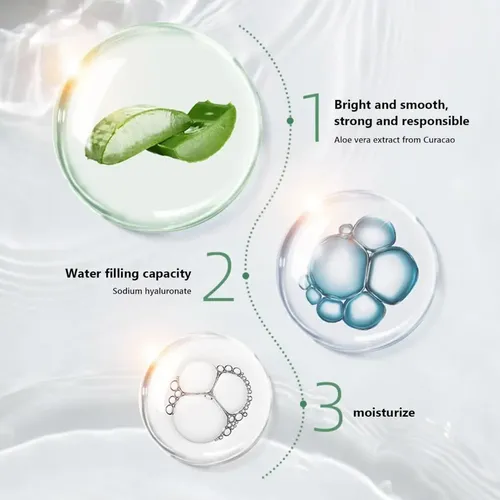 Gel Hidratante De Aloe, Gel Exfoliante Purificante, 2