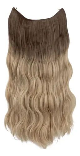 Extensiones De Cabello Abundante Larga De Vincha Y Clips M12 Color 8tt16
