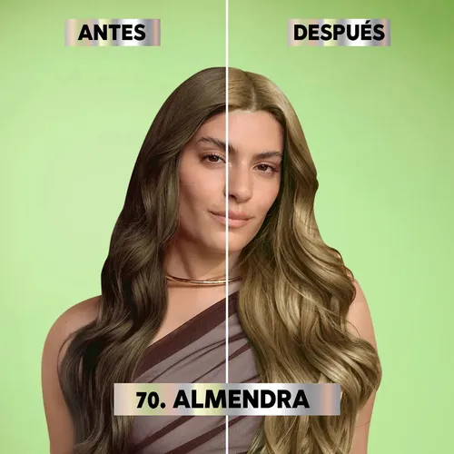 Kit De Tintura Permanente Nutrisse De Garnier Tono Tono 70 Almendra