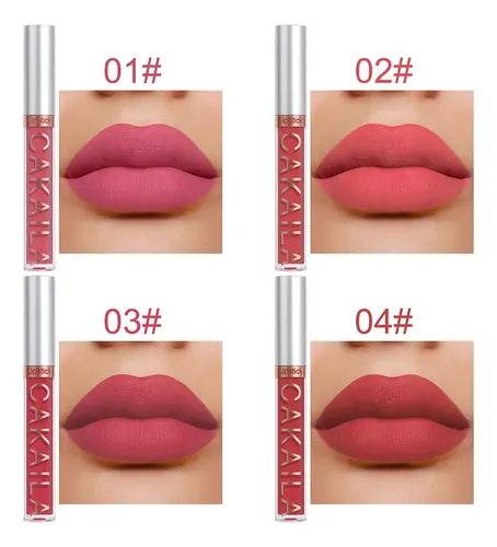 Set 10 Labiales Líquidos Mate Cakaila Larga Duración