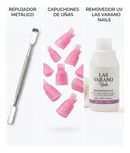 Kit Retiro De Esmalte Semipermanente Soft Gel Completo