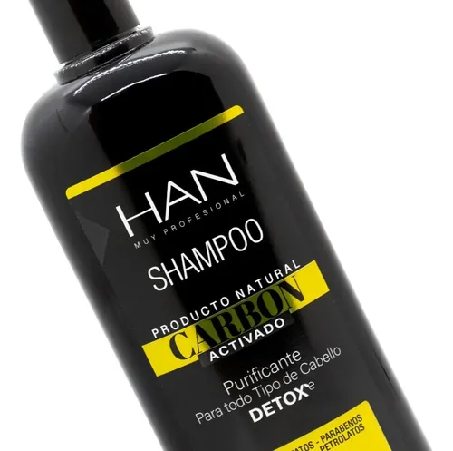 Han Carbon Activado Shampoo Cabello Detox Purificante 500ml