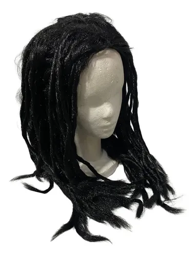 Peluca Rasta – Cotillon Disfraz Color Negro