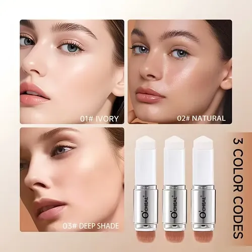 Base Compacta En Barra Para Rostro Fácil De Llevar Y Aplicar