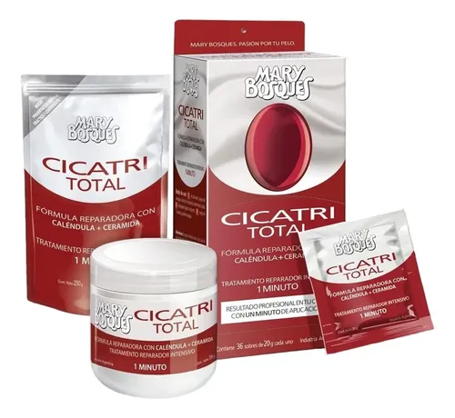 Tratamiento Reparador Capilar Cicatri Total Mary Bosques