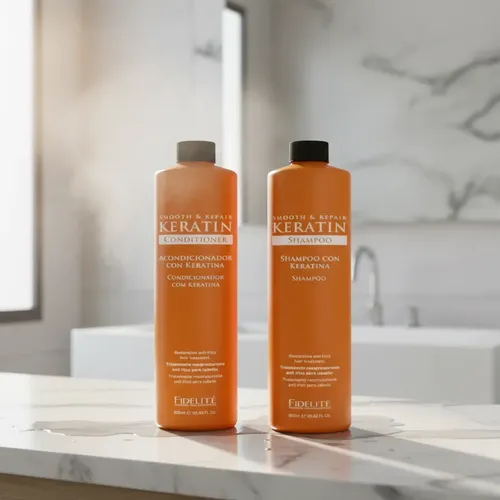 Fidelite Combo Keratina Shampoo + Acond X900ml