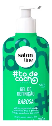 Salon Line To De Cacho Gel Definición Babosa Antifrizz 300gr