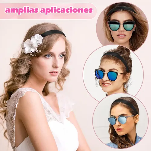 //25 Pzas Accesorios Para El Cabello Diademas Mujer Moda 2cm