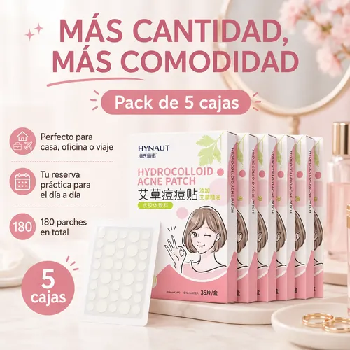Parches Hidrocoloides Acne Artemisa 5 Cajas 180 Pzs