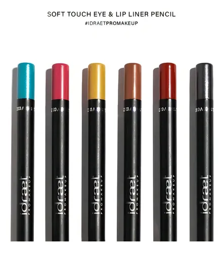 Idraet Make Up Soft Touch Eye Lapiz Delineador Ojos Labios Color Ep40 – Be Bold, Rojo Mate