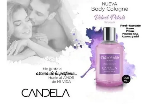 Colonia Para Mujer Candela Velvet Petals