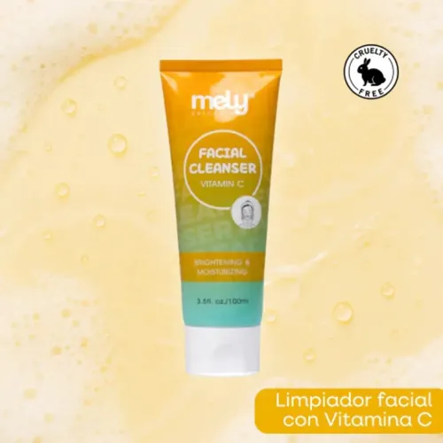 Limpiador Facial Extracto Vitamina C Piel Hidratada Luminosa