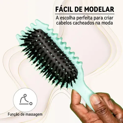 Set De 2 Cepillos Desenredantes Para Rizar Y Definir Cabello