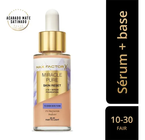 Base Max Factor Miracle Pure Sérum Fair 30 Ml