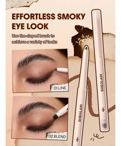 Lápiz De Eyeliner Cremoso Sheglam A Prueba De Agua