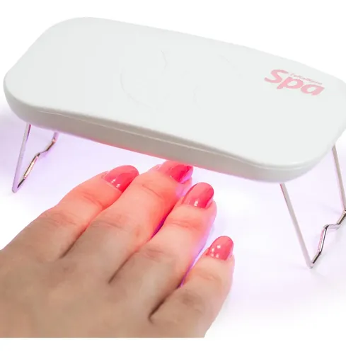 Mini Cabina Led Portatil 5w Compact Nail Lamp Color Blanco