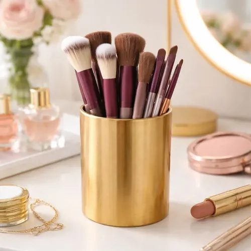 Set 15 Pinceles De Maquillaje Profesionales Con Estuche