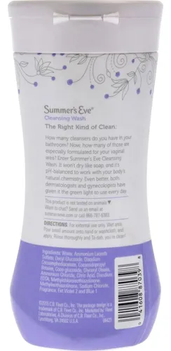 Lavado Femenino Delicate Blossom Summer’s Eve 9 Oz