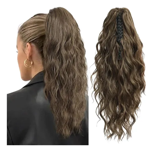 Extensiones De Cabello Rizado Largo Para Coleta 18 Piezas