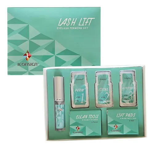 Kit Lash Lift Iconsing Caja Verde Para Lifting De Pestañas.