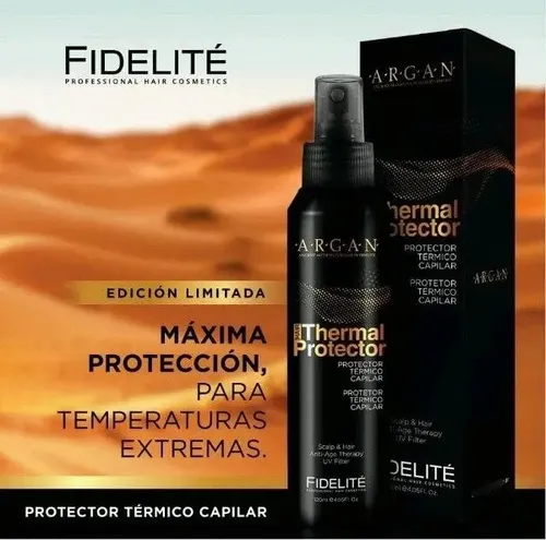 Kit Brillo +desenredante +protectores Termicos Fidelite