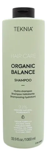 Lakme Organic Balance Shampoo Vegano Pelo Hidratante 1000ml
