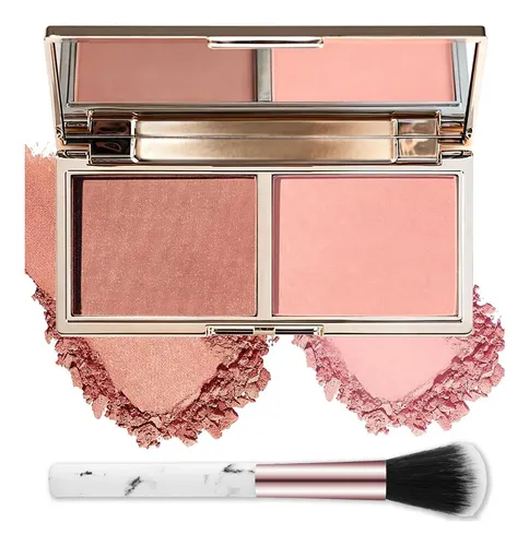 Paleta Rubor Matte 2 Colores Lysdefeu Set 02