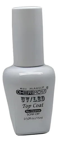 Top Coat Uv Color Transparente Semipermanente Uñas Cherimoya