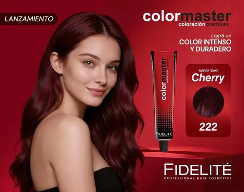 Tintura Colormaster 60gr Fidelité Profesional Tono Cherry222 Cherry