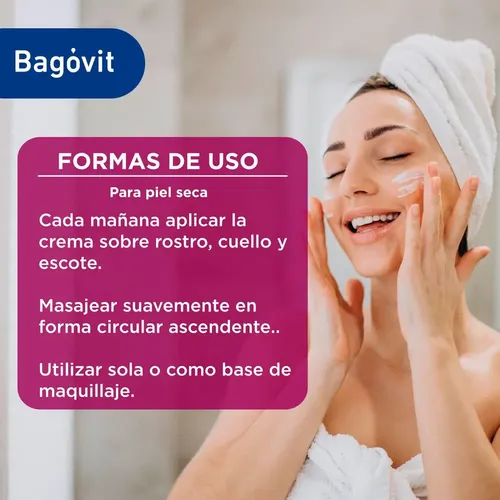Bagovit Crema Facial Antiedad Pro Lifting De Día Para Pieles Secas Antiarrugas Reafirmante Tipo de piel Seca