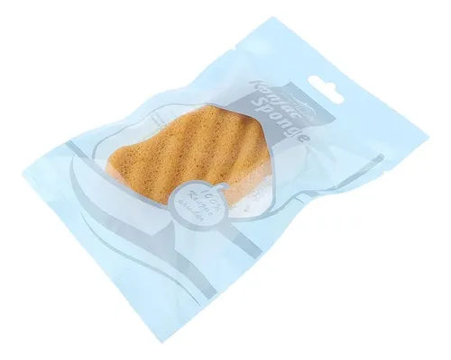 Esponja Konjac Piel Seca Cúrcuma Amarilla
